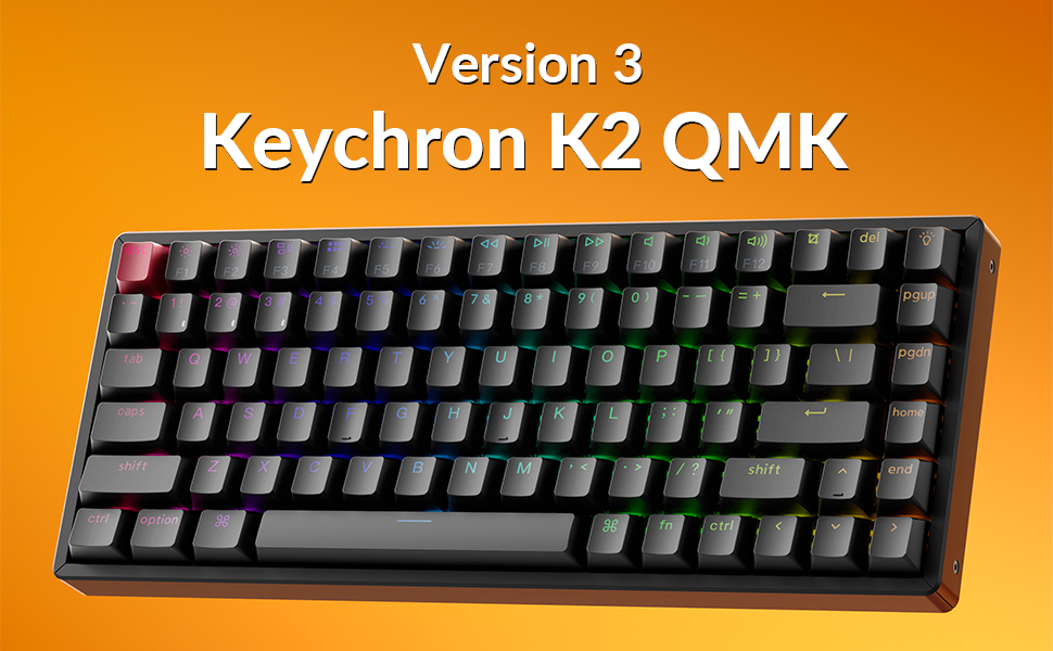 キーボード keychain k2 wireless mechanical keyboard Amazon.com: Keychron K2 75% Layout Bluetooth Wireless