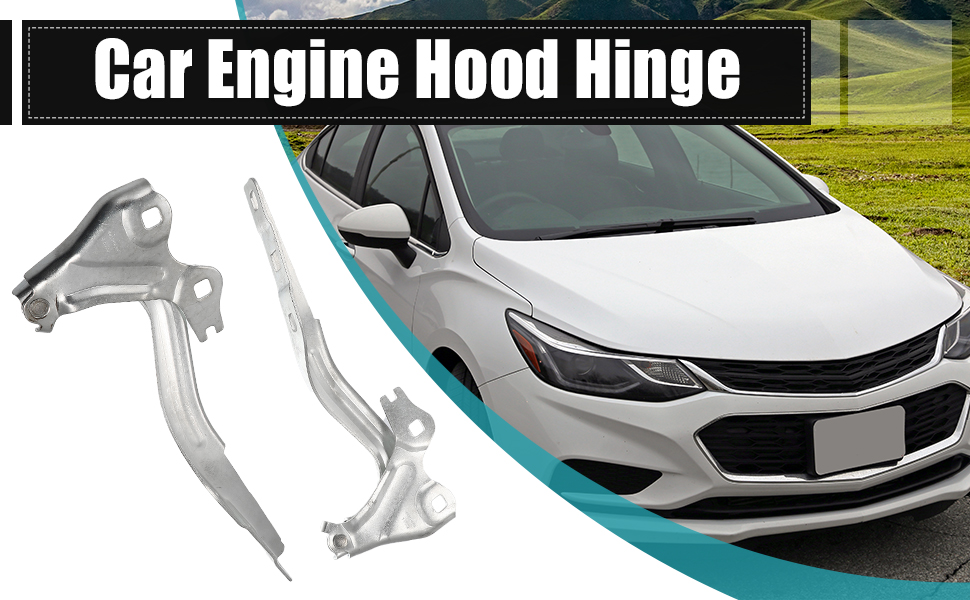 Amazon.com: X AUTOHAUX 1 Pair LH RH Car Engine Hood Hinge