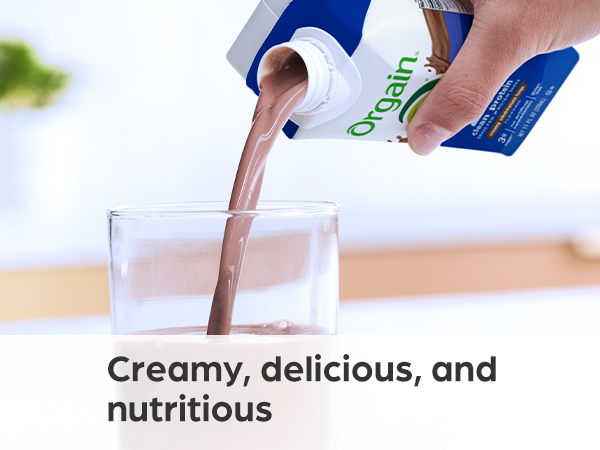 creamy delicious and nutritious. can be poured over cereal