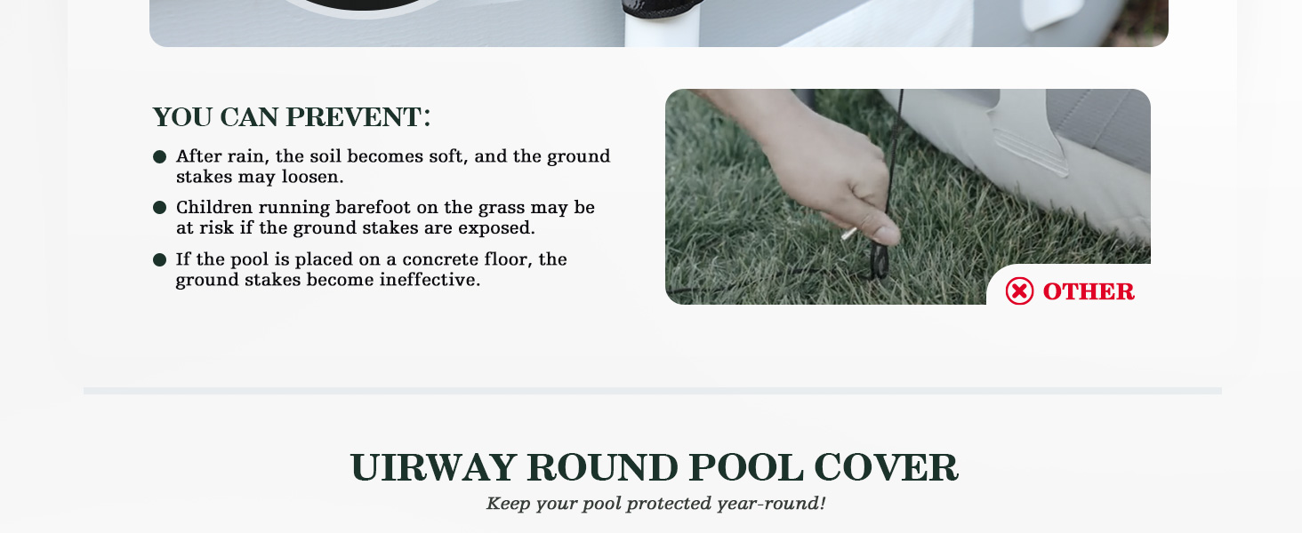above ground pool cover