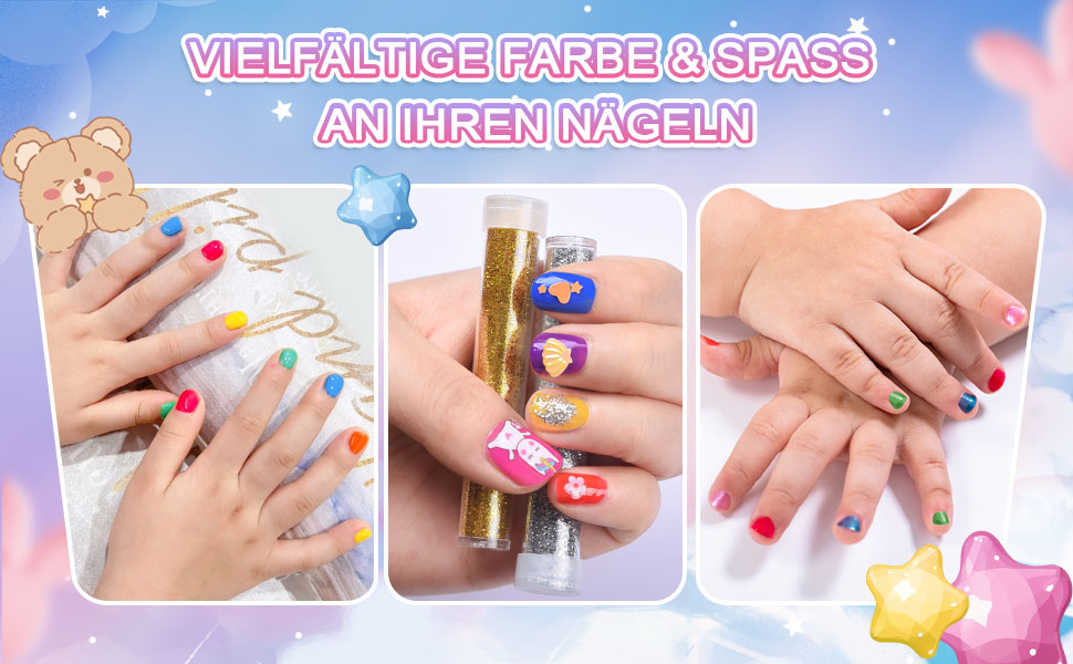 nagelset kinder nagellack maschine kinder peel off nagellack kinder nagelset nagelset mädchen