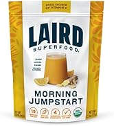 Laird Superfood Morning Jumpstart Powder Drink Supplement, Lemon, Lucuma, Ginger and Cayenne Clea...