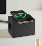 Brennenstuhl Hugo! ONE Steckdosenwürfel mit USB C 20W PD, Wireless Charger (Steckdosenleiste USB ...