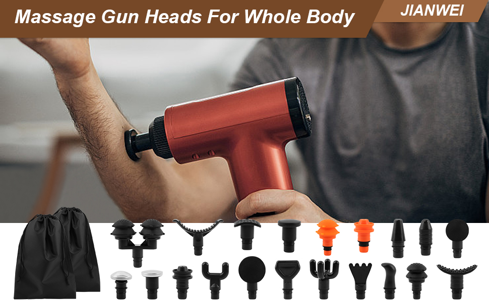 Replaceable Massager Gun Attachment