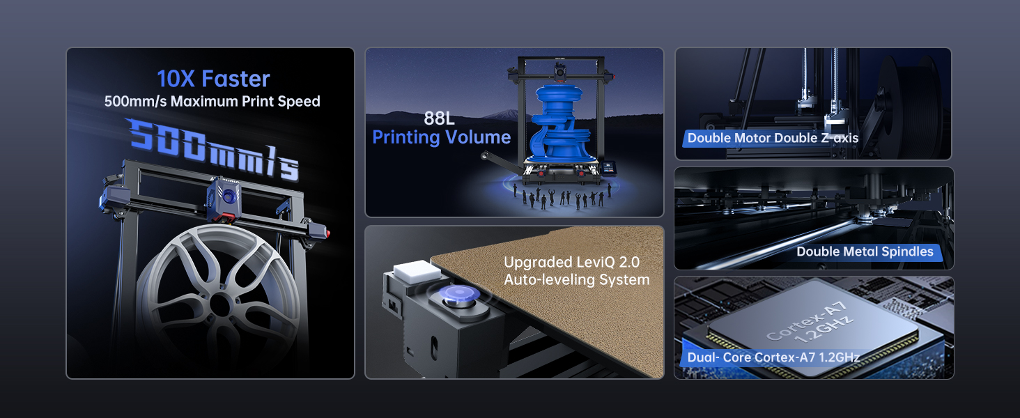 ANYCUBIC Kobra 2 Max 3D Printer Large Size 420*420*500mm