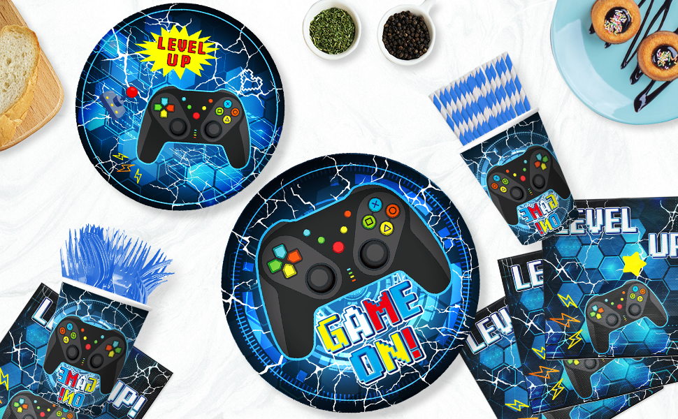 gaming party decorations