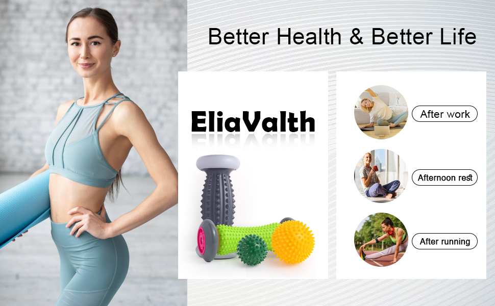 EliaValth Foot Roller for Plantar Fasciitis and Neuropathy, Foot