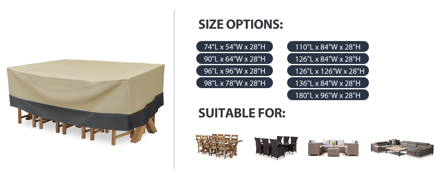 patio furniture covers