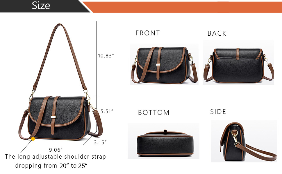 Leather Purses and Handbags for Women Small Crossbody Bags