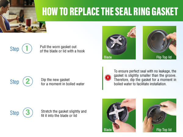 Gasket Rubber Seal Ring Part for Nutribullet Replacement Parts Accessories Blender 900 600 Series