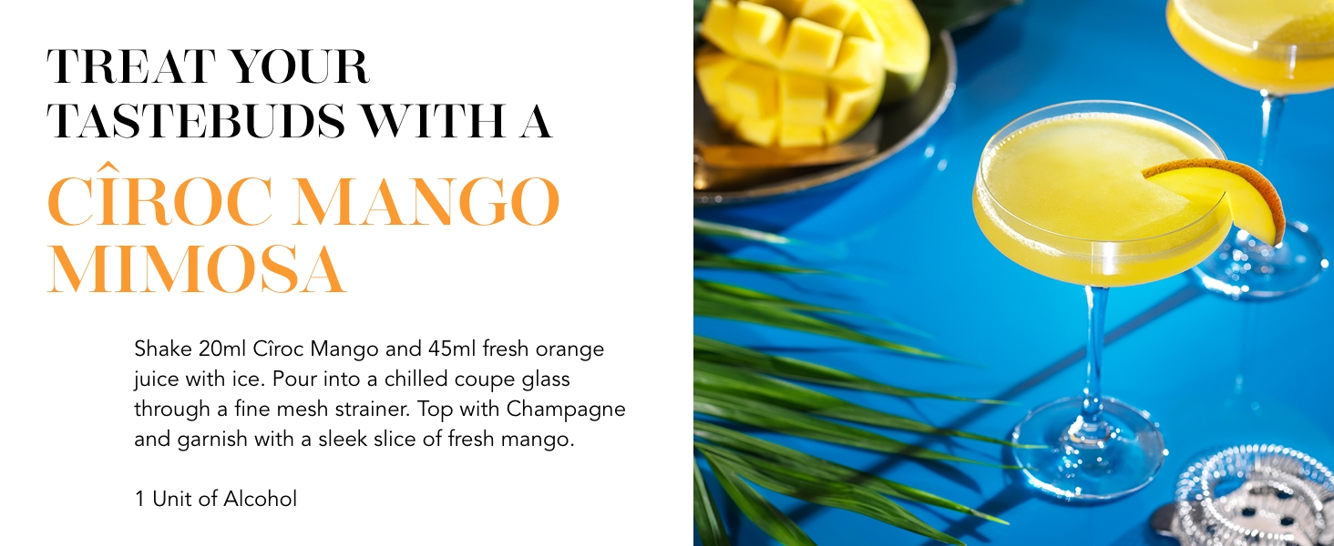 Ciroc Mango Flavoured Vodka 37.5 vol 70cl Tropical Taste