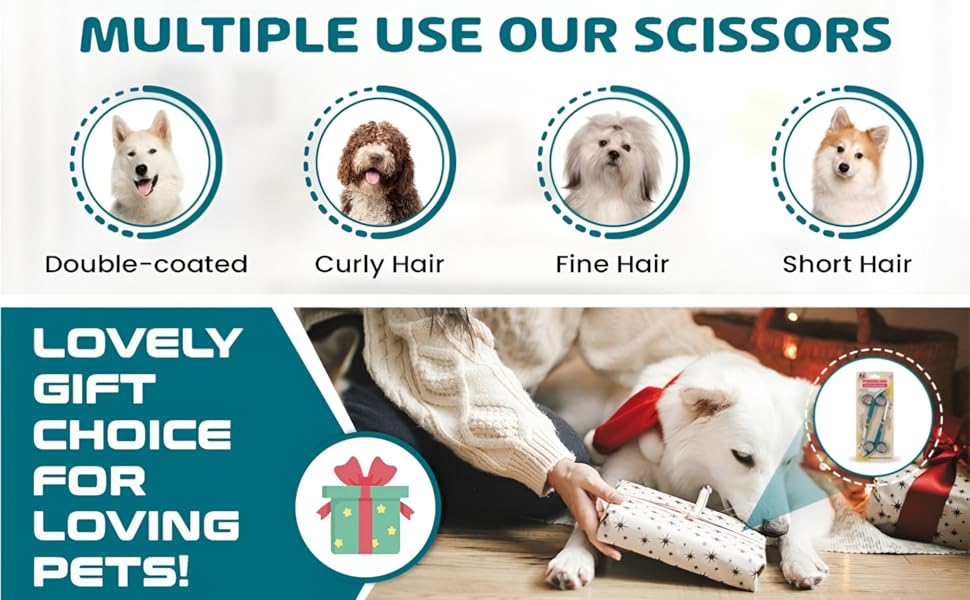 Grooming scissors for all pets