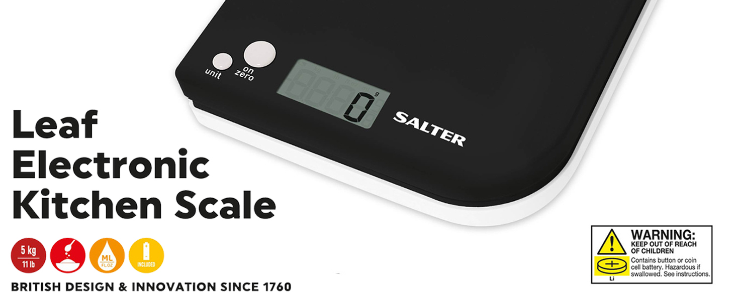 top banner salter leaf electronic kitchen scale