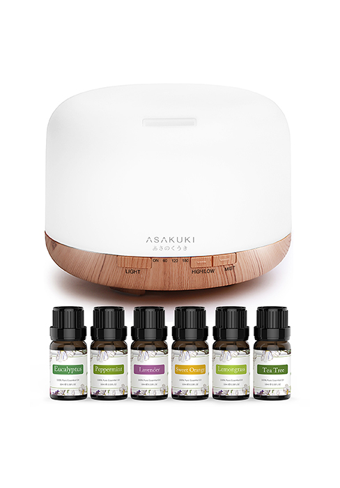 ROCK 500ml Diffuser with essential oils set