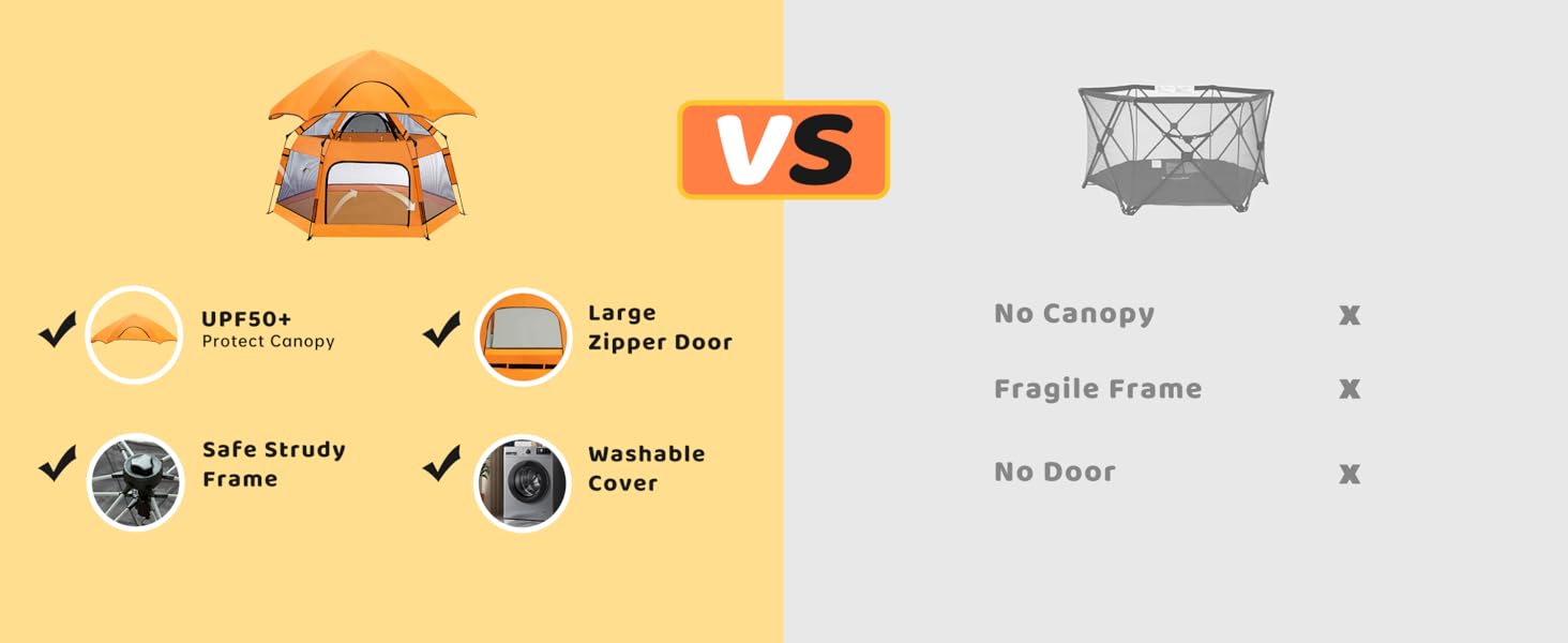 Pop Up Baby Beach Tent