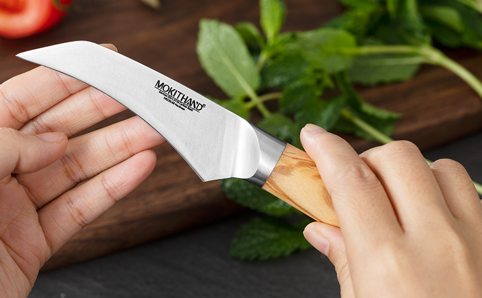 Bird’s Beak Paring Knife, 3.5 Inch Professional Peeling