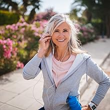Healthy mature woman enjoying the outdoors