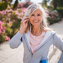 Woman using DeepMarine Canadian Collagen for joint health