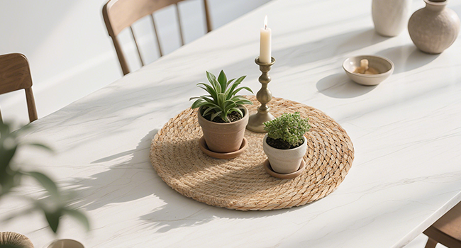 AIMSEAL 13 Inch Woven Placemats Set for Dining Table Decor