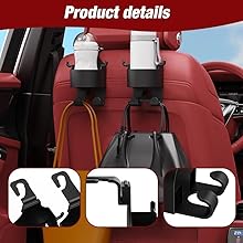 Multi-Functional Hook for Car