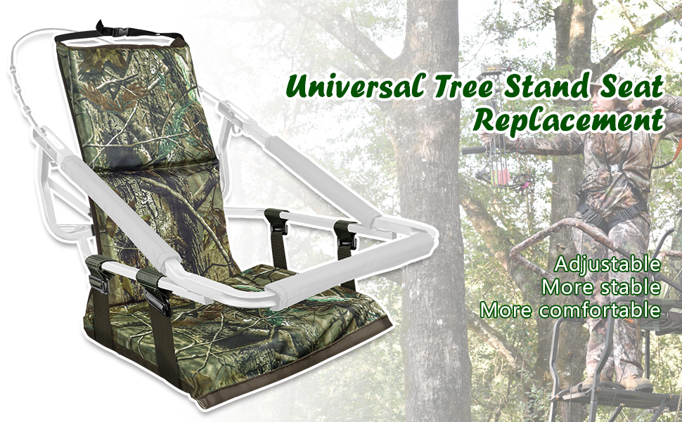 UQM Tree Stand Seat Replacement, Adjustable Treestand
