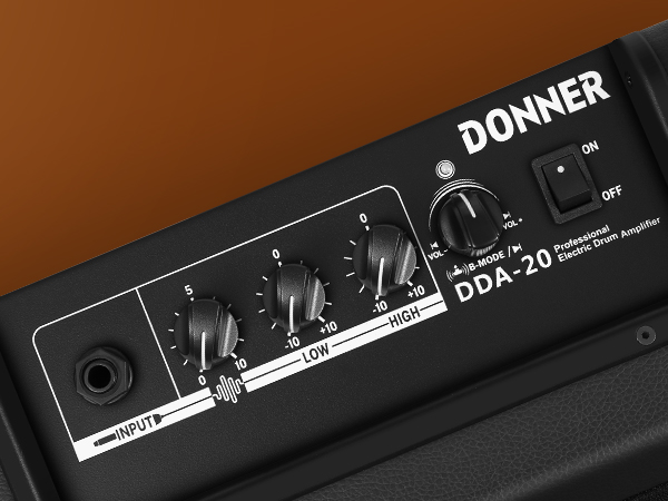 DONNER DDA-20 電子ドラム用アンプ　専用アダプター付 楽天市場】【国内正規品】 Donner DDA-20 Black 電子ドラム用