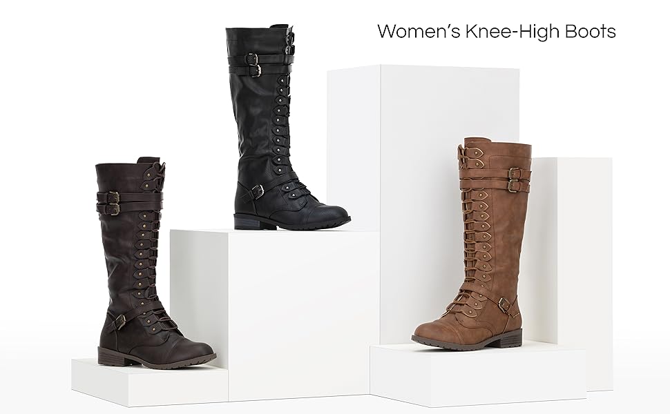 women knee high boots