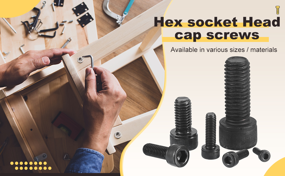 METALLIXITY Socket Head Cap Screws(M1.40.3x3mm)50Pcs, Carbon Steel