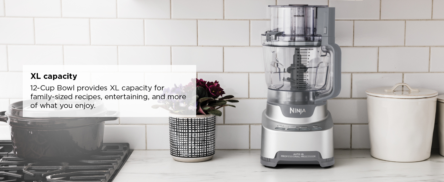 Ninja NF700C Professional XL Food Processor, 12Cup Capacity, 4 AutoiQ