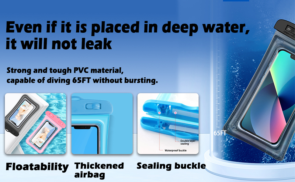 Waterproof mobile phone bag