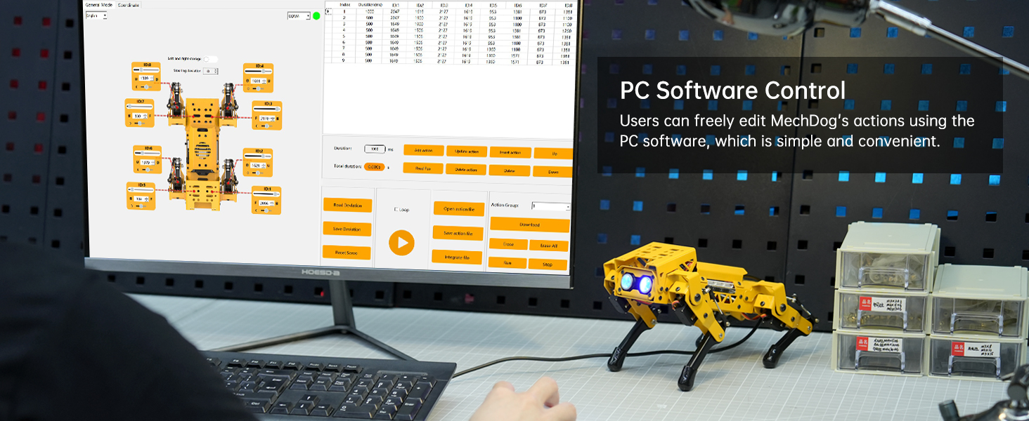 Support software control for MechDog