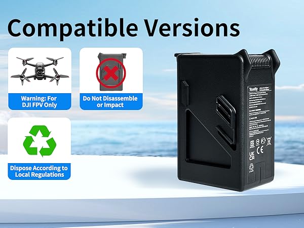 ホビーラジコン DJI FPV 4 Batteries DJI Drone FPV Intelligent Flight Battery with 2000mAh