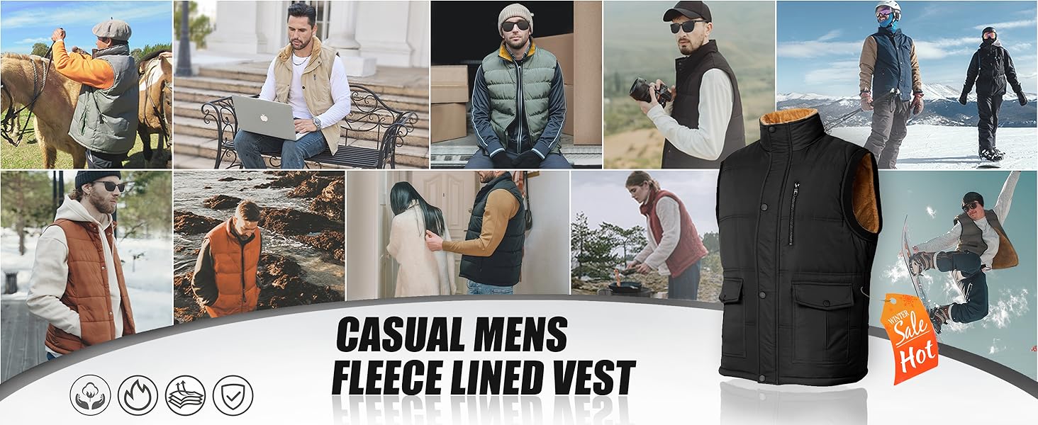 mens vest puffer