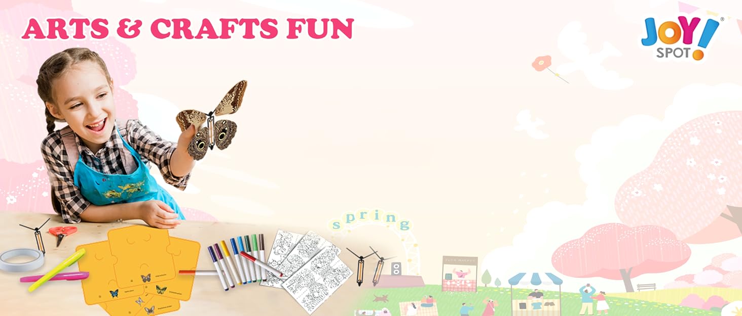 36Pack DIY Butterfly Craft Kit for Kids Includes 23