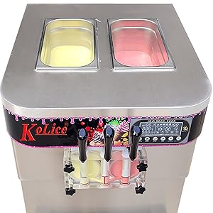 Commercial 3 Flavors Soft ice Cream Machine,Soft serve ice Cream Making Machine,ice Cream maker 25 4