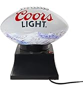 Coors Light Hot Air Popcorn Maker, Football Shaped Air Popper, with Serving Bowl, Kernel Measurin...
