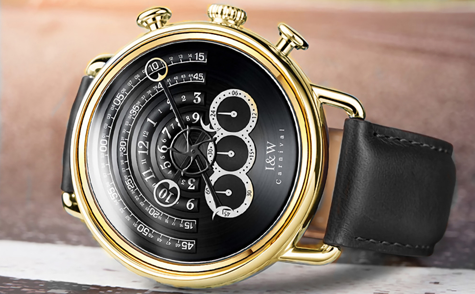 I&W Carnival ゴールド ブラック 腕時計 Amazon.co.jp: （carnivalカーニバル） I＆Wシリーズ 腕時計