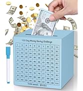 即購入OK★ボックス付き★100days savings challenge 100 Days Money Savings Challenges Book: Simple Savings