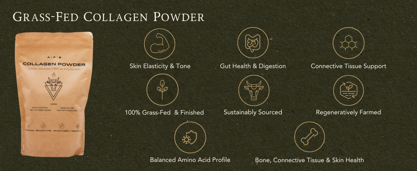 collagen powder grass fed natural farmed grass fed