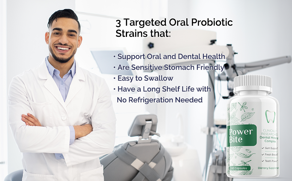 (3 Pack) Power Bite Dental Supplement, Power Bite for Teeth