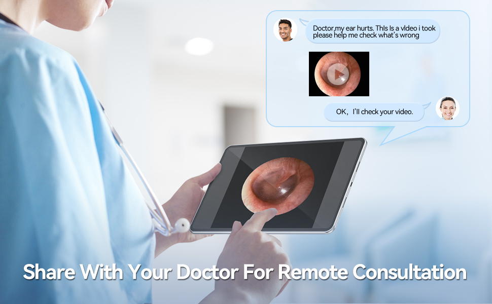 Anykit Digital Otoscope with 5" IPS Screen, 3.9mm Ear