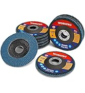 スズ　7袋 Amazon.com: WORKPRO 10-Pack Flap Discs, 4-1/2-inch, Arbor