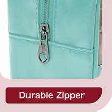 Travel Toiletry Pouch for Women Men Portable Cosmetic Organizer Bag Brushes Set Bathroom Makeup