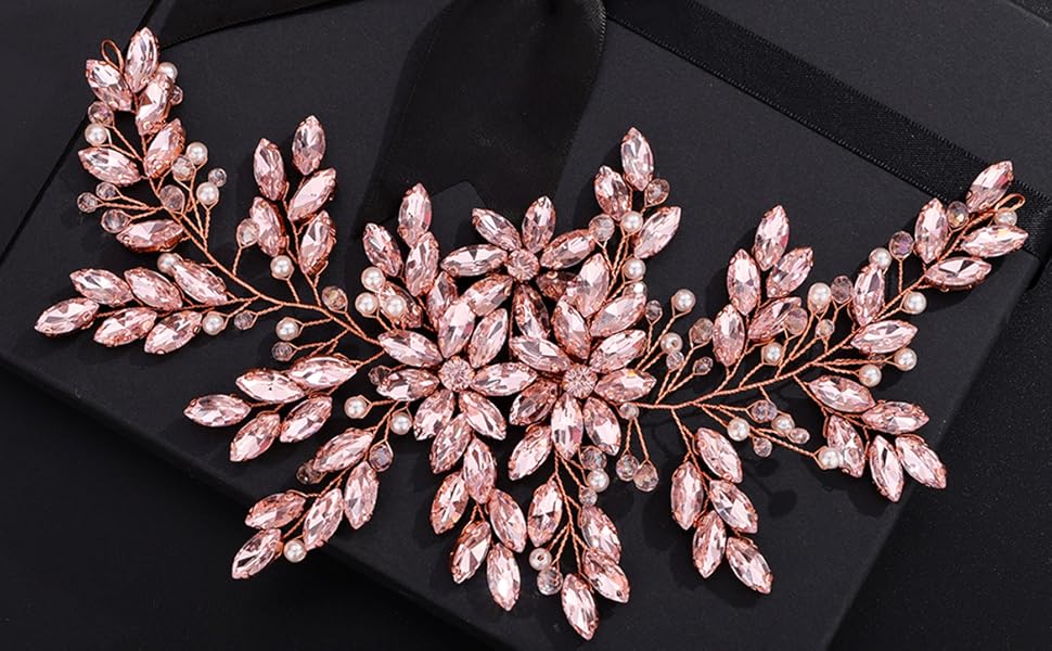 Pink Rhinestone Headband