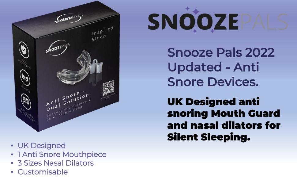 Snooze Pals 2022 Updated Anti Snore Devices. Snoring aids for Men and