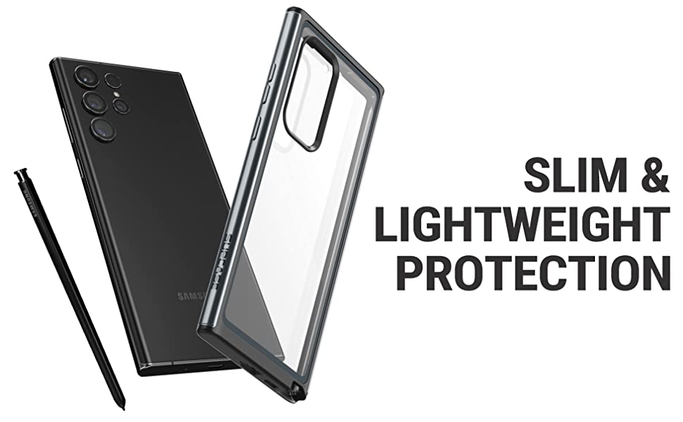 SUPCASE UB Edge Pro Series Case for Samsung Galaxy S22 Ultra 5G (2022 Release), Slim Frame Clear