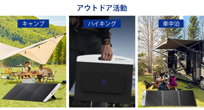 Amazon.co.jp: ERICSITY ソーラーパネル 100W 折りたたみ式