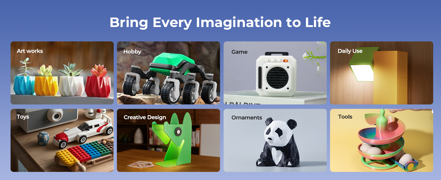 3D Printer Filament, Neatly Wound PLA Filament 1.75mm 1kg Spool (2.2lbs), High-Speed Printing, Dimensional Accuracy ±0.02mm, Strong Toughness & No Warping, Fit Most FDM 3D Printers,Yellow 20 Bring Every Imagination to Life