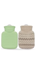 320ml Hot Water Bottle with Knited Cover