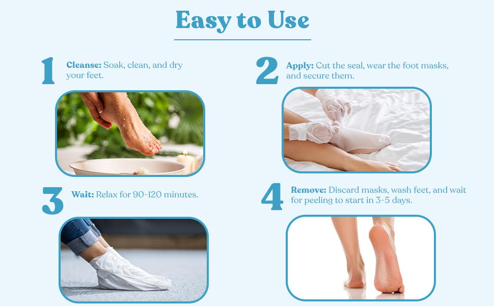 wipness foot peeling how to use